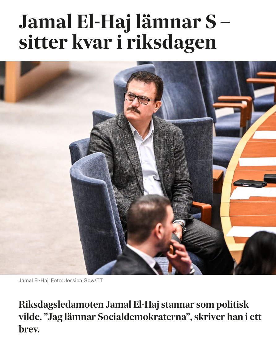 Detta måste få ett slut. Sveriges riksdag kan inte fyllas av vänstervildar som driver en egen etnifierad politik. Hur många liknande politiker döljs inom socialdemokratin för att dra in invandrarröster?