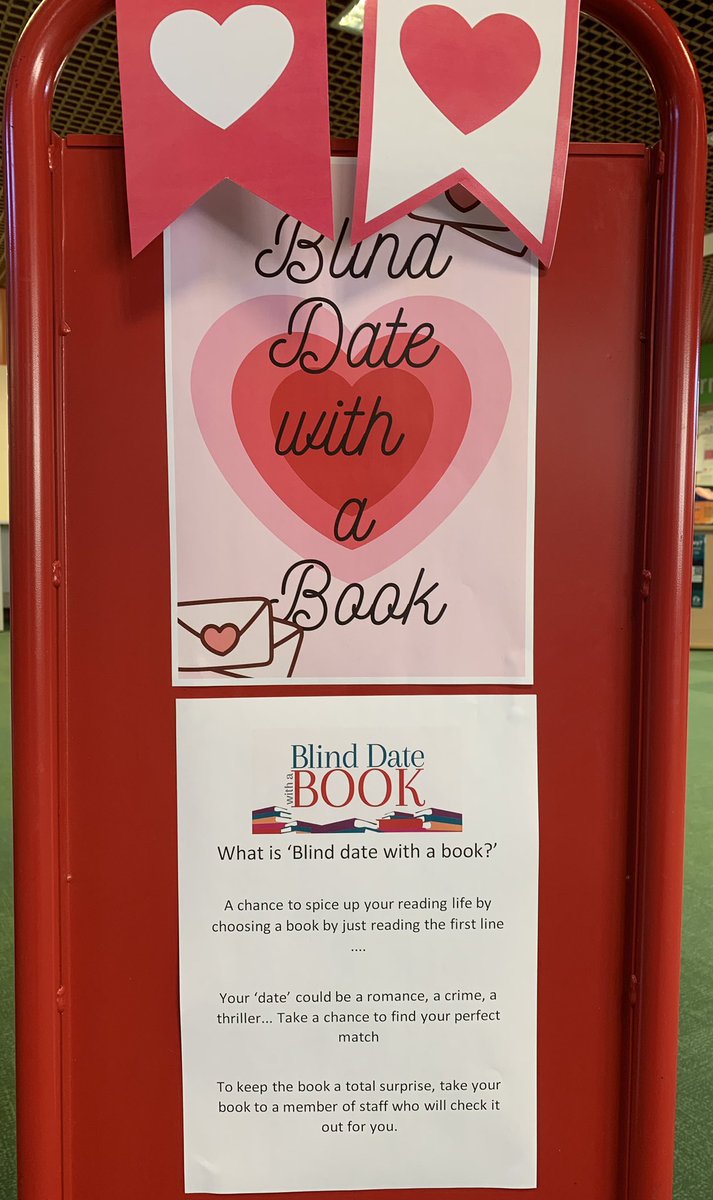 nathyc1972's tweet image. 💌Valentine&apos;s Day is almost here!💌

Ready for a bit of mystery &amp;amp; adventure @SomersetLib #BurnhamLibrary with Blind Date with a Book, Monday 13th to Saturday 17th!

Pick up a wrapped book from our display &amp;amp; unwrap it at home. You won&apos;t know what you&apos;re getting until you open it.