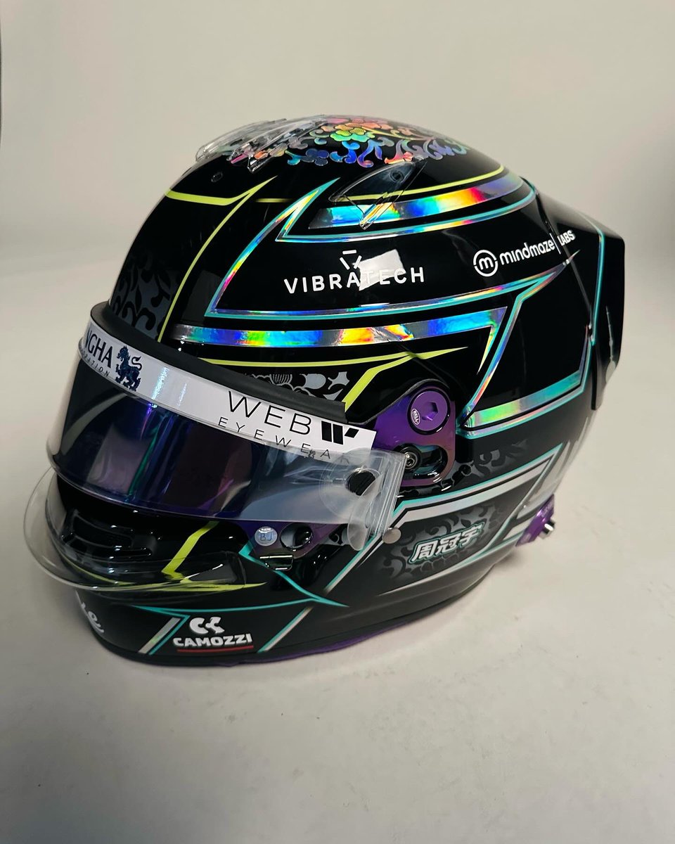 2024 season helmet 👀✨✨

#TeamZHOU