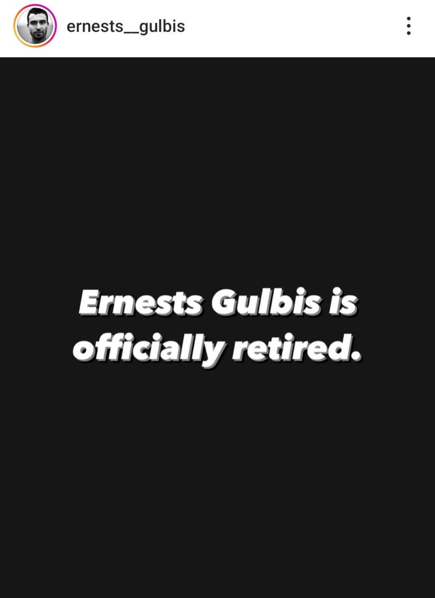 🇱🇻 Fin de carrière pour Lord Gulbis 

À 35 ans, le demi-finaliste de Roland-Garros 2014 et ex 10ème mondial Ernests Gulbis a annoncé sa retraite. 

Son coup droit iconique va vous manquer ? 🦅