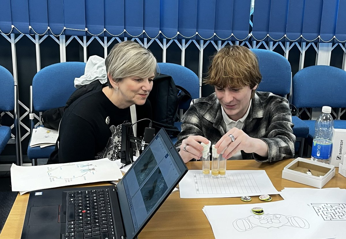 Lilian Greenwood (@liliangreenwood) on Twitter photo <a href="/NottsFOSAC/">Nottingham Festival of Science and Curiosity</a> Every day is a school day - turns out I’m 75% fruit fly! 🪰 (ie we share 75% of our DNA 🧬) and researchers at <a href="/NottmTrentUni/">Nottingham Trent University</a> use fruit flies (which only live a few days) to investigate diseases and test drugs to treat them. The <a href="/NottsFOSAC/">Nottingham Festival of Science and Curiosity</a> Science Day is so much fun! <a href="/NottsFOSAC/">Nottingham Festival of Science and Curiosity</a> Every day is a school day - turns out I’m 75% fruit fly! 🪰 (ie we share 75% of our DNA 🧬) and researchers at <a href="/NottmTrentUni/">Nottingham Trent University</a> use fruit flies (which only live a few days) to investigate diseases and test drugs to treat them. The <a href="/NottsFOSAC/">Nottingham Festival of Science and Curiosity</a> Science Day is so much fun!