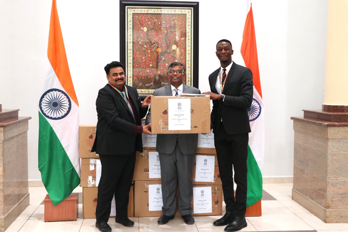 On 12 Feb 2024, HC handed over collection of books on India, Diplomacy & other subjects to the library of @SkylineUNigeria . These books will greatly enhance the existing resources of University’s library & provide a well-rounded educational experience for all.
@MEAIndia