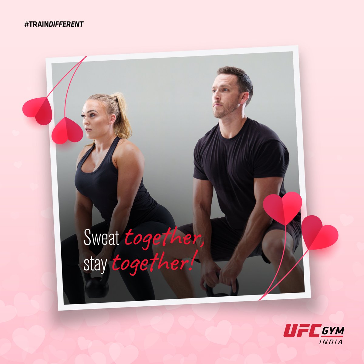 This Valentine's week, join us at UFC GYM to celebrate the power of love and fitness. Tag your partner, crush those goals, and prove that partners who workout together, stay together! #FitCouples #ValentinesWeek #TrainDifferent #UFCGYMIndia #TrainDifferent2024 #UFCGym