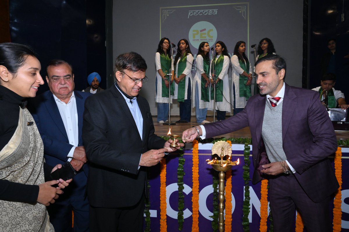 Sarvjeet29's tweet photo. Always a pleasure to be back at my alma mater, @_PECChandigarh, for the annual #PECOSA event. Excited to contribute to the continued development of the institution!