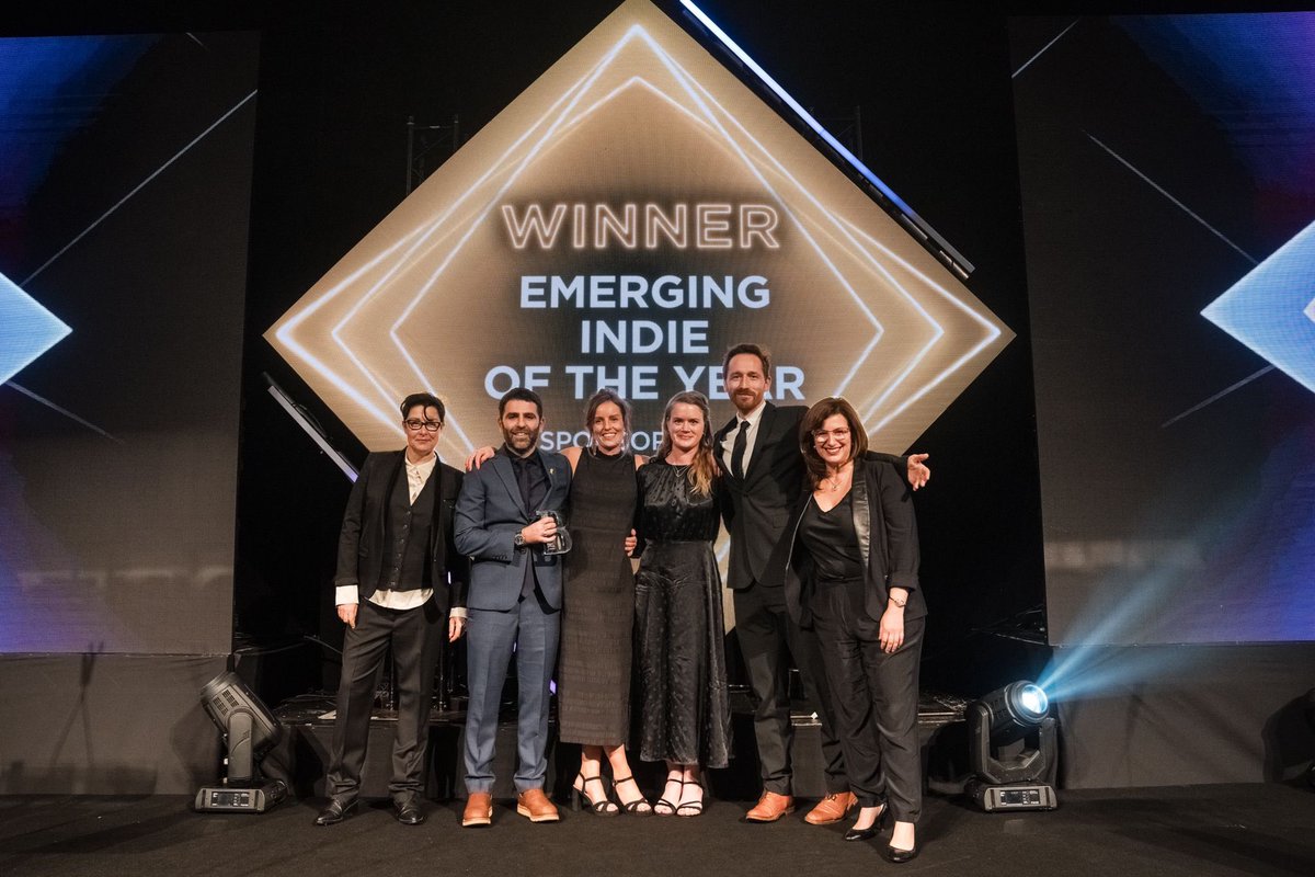 Curious wins Best Emerging Indie at the Broadcast Awards