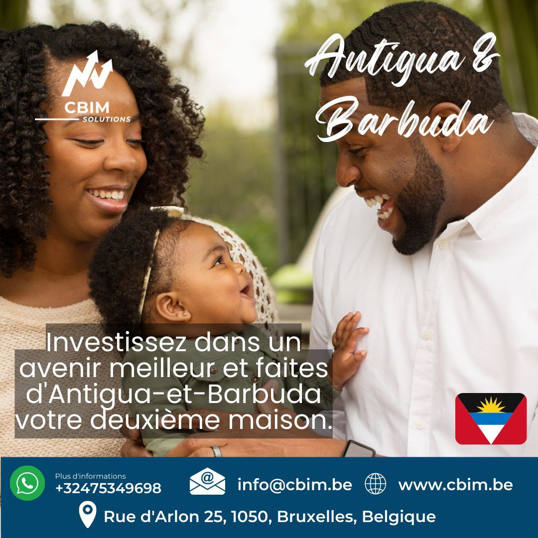 cbimsolutions's tweet photo. Investissez dans un avenir meilleur et faites d'Antigua-et-Barbuda votre deuxième maison.
#AntiguaBarbudaCBI #AntiguaCitizenship #Citizenshipbyinvestment #CBIProgram #Caribbean #Investirenafrique #business #CaribbeanInvestment #AntiguaBarbudaPassport #Afrique #cbimsolutions https://t.co/boFXF6e6zY