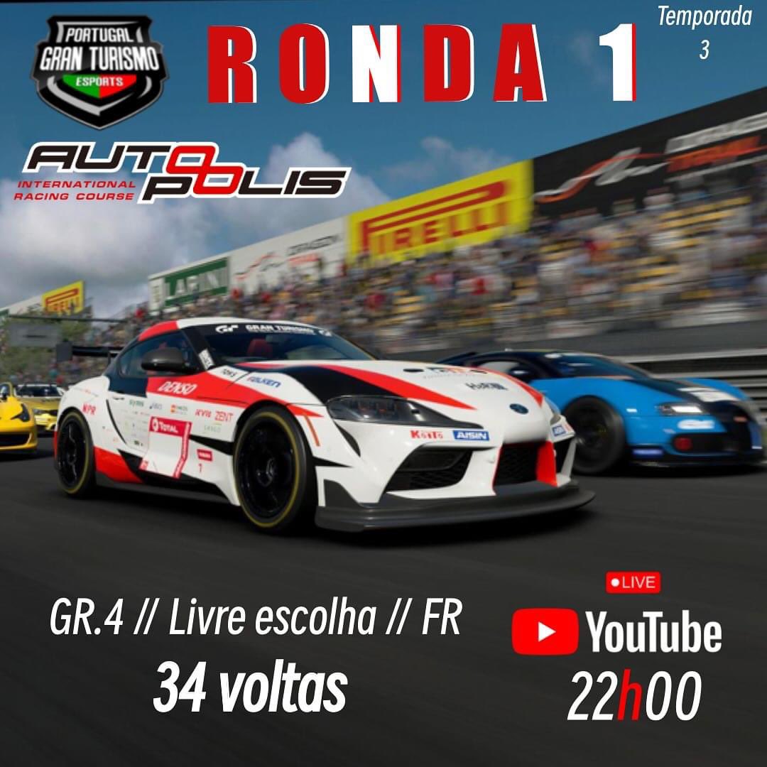 🔥RACE DAY🔥

Arrancamos hoje com a primeira ronda da T3 e já com os pilotos da Divisão ELITE  Série A e B a estrearem-se em Autopolis International Racing Course. 

Juntem-se a nós nos nossos canais do youtube por volta das 22h!

youtube.com/c/PortugalGTeS…

youtube.com/@portugalgtesp…