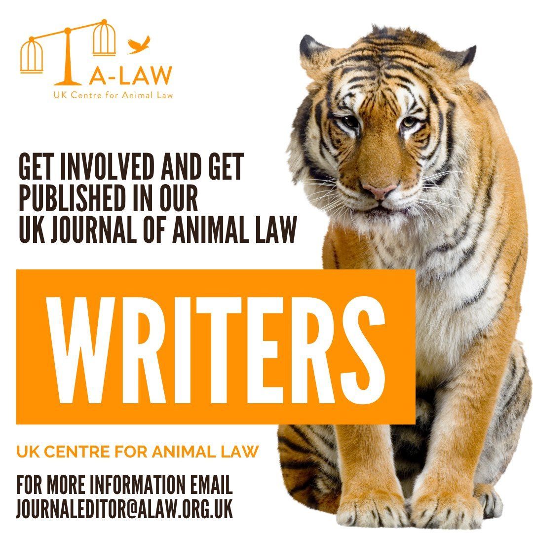 We welcome papers for the UK Journal of Animal Law, which provides an interdisciplinary and critical study of the law (including comparative law) as it applies to the rights and welfare of animals. Deadline: 15 March 2024 Contact journaleditor@alaw.org.uk for more information