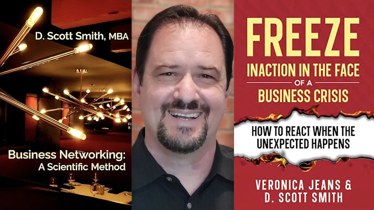 Coach, Consultant, Author, Speaker, Podcaster, Networker, Entrepreneur, D. Scott Smith, MBA—Motivational Listener @d_scott, presents “Turn Business Crises Into Profit Opportunities!” Feb 22 @BizNetSparks #virtual #global #business #networking #event. Info: linkedin.com/events/7162240…