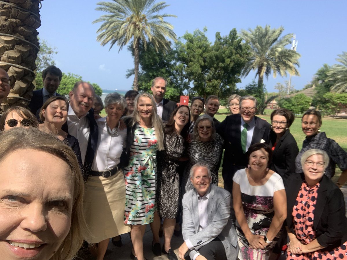 Suomen suurlähettiläät Afrikassa lähettävät aluekokouksestaan Djibutissa parhaimmat onnittelunsa uudelle Presidentilleen <a href="/alexstubb/">Alexander Stubb</a> ! Stort grattis Alex! Best wishes and success to your term as the President of 🇫🇮