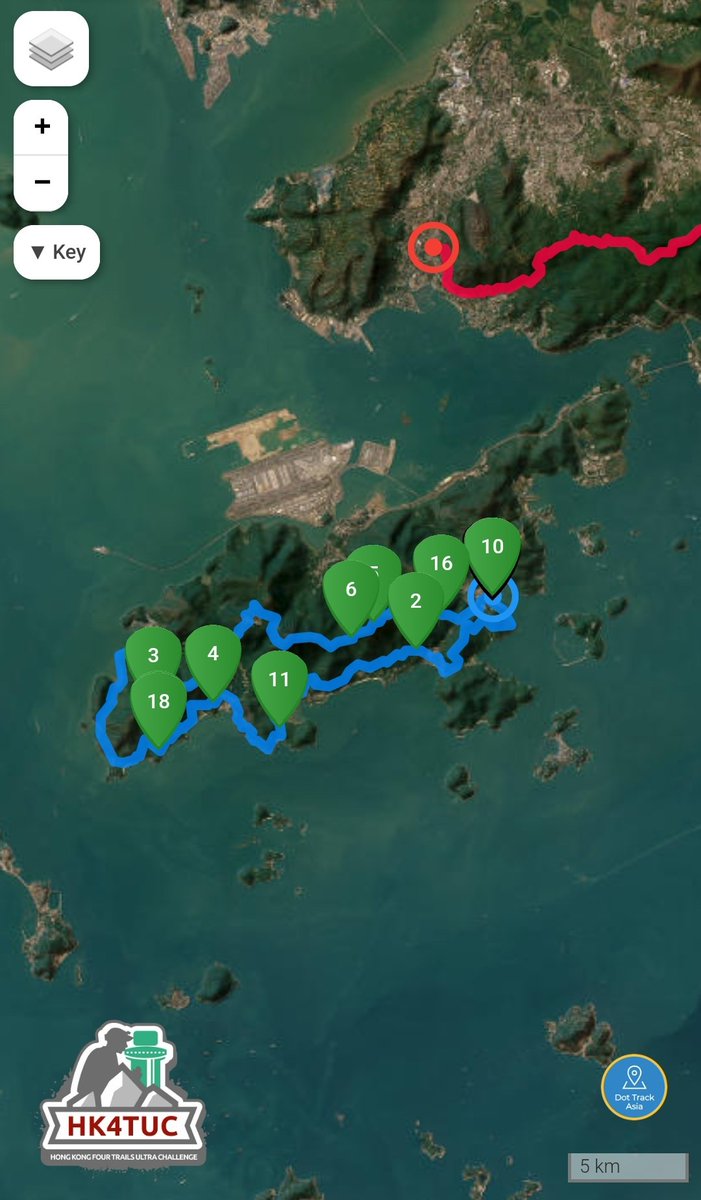 #running the Hong Kong 4 Trails Ultra Challenge #hk4tuc continues, approaching the 60 hour 'finisher' cut off.

Leung was #Breaking60 with a 56 hour #run of this 298km, 14,000+m elevation gain, no support challenge

The pack continues last leg: Lantau
Amazing feats, one and all!