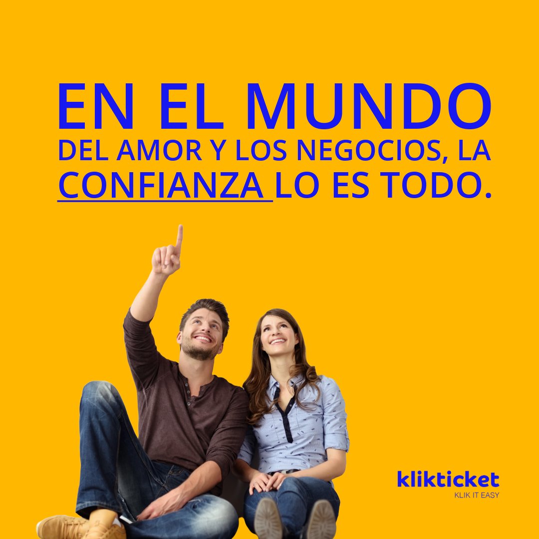 Al elegir klikticket, tendrás una pareja comprometida a asegurar el cumplimiento de las políticas de gastos. En este mes del amor, enamórate de Klikticket 💕Conoce más en klikticket.es  #KlikPerfecto" #Klikticket #Klikiteasy