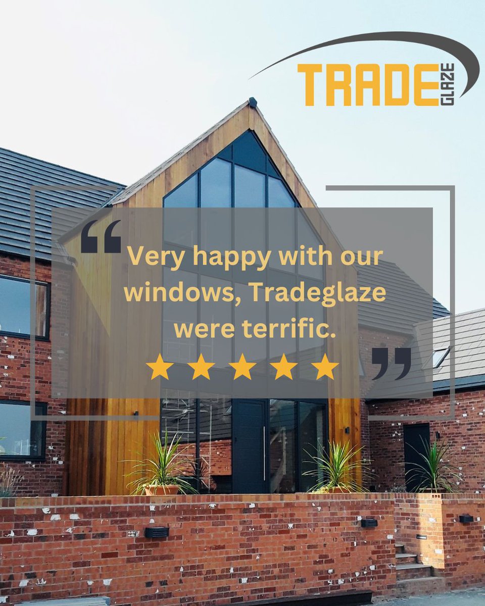 We are thrilled to have received another 5 star review on our google profile.

Thank you for your lovely review Martyn and thank you for choosing Tradeglaze!

Have a window project in mind? Check out our website to view our top-quality products. 👇
tradeglaze.co.uk/online-quote/