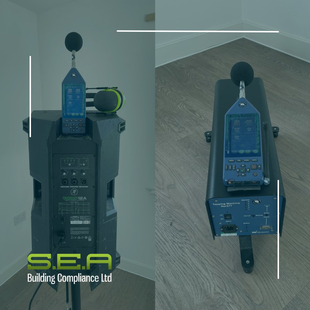 SEACompliance's tweet image. As part of our &apos;One Stop Shop&apos; service,we provide our clients with comprehensive sound testing as well as acoustic design advice.
Our engineers will often combine sound and air testing on the same visit, getting you project ready for sign off.
#airtesting #soundtesting