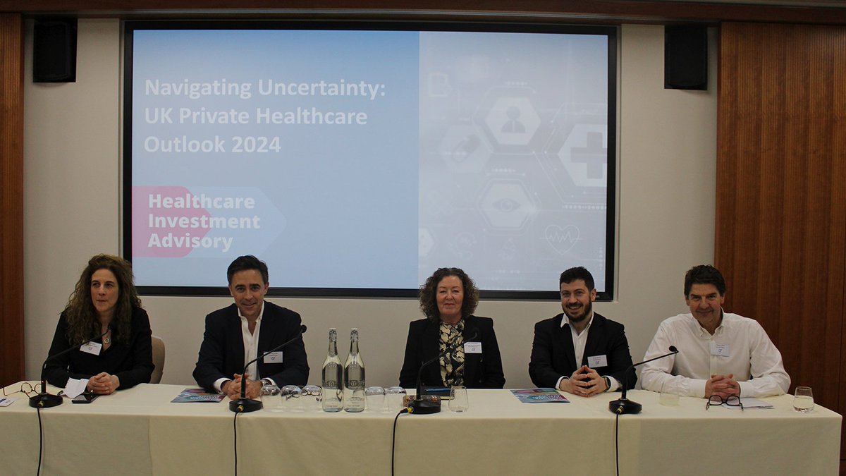 ✨ Last week we brought clients together for our event - ‘Navigating Uncertainty: UK Health Outlook 2024’. Discussion centred around how the @NHS and private sector can work together to address key healthcare challenges. Thanks to our panel and attendees for a great evening!