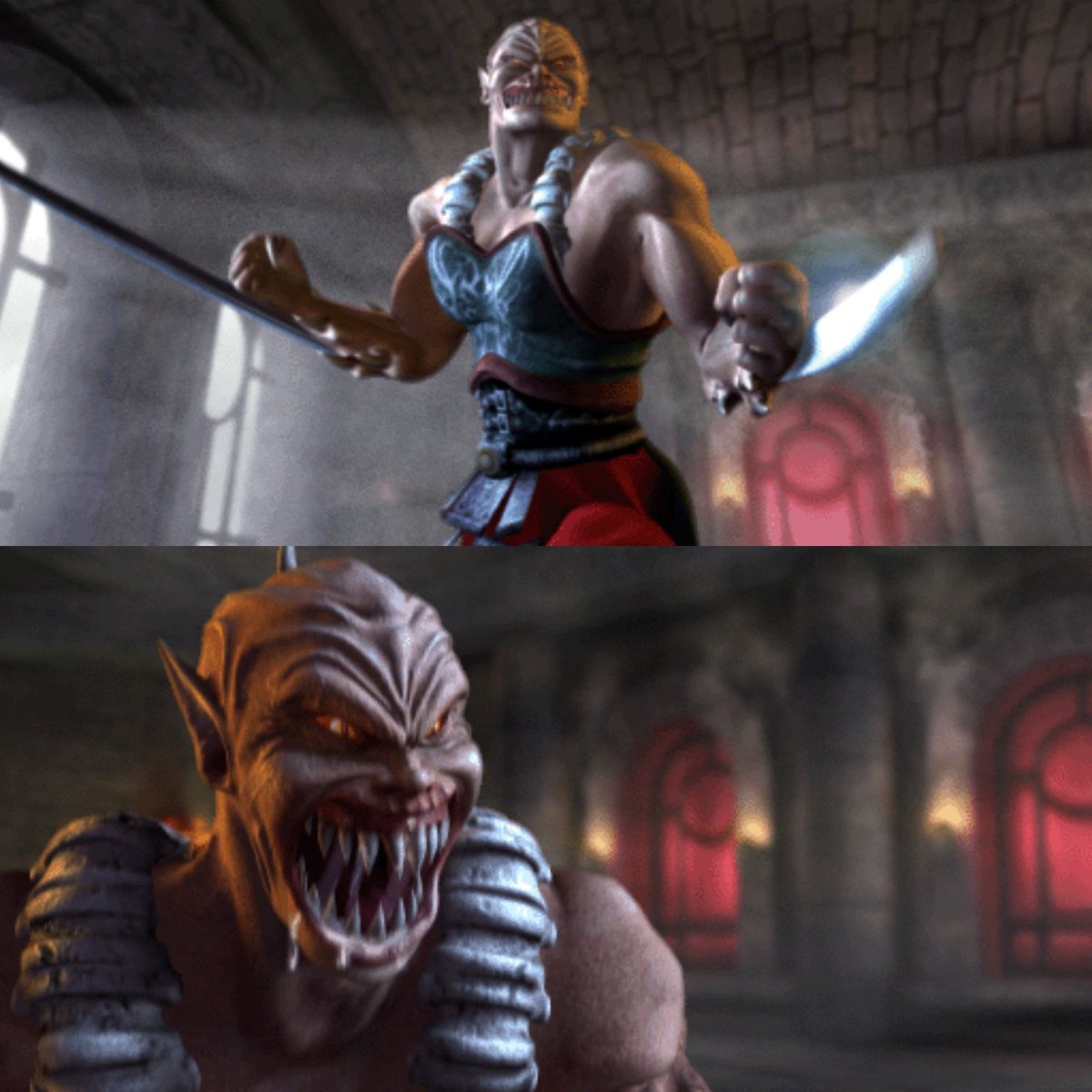 Deception Baraka is probably my favorite version of him. #MortalKombat, image size:1200x1200
