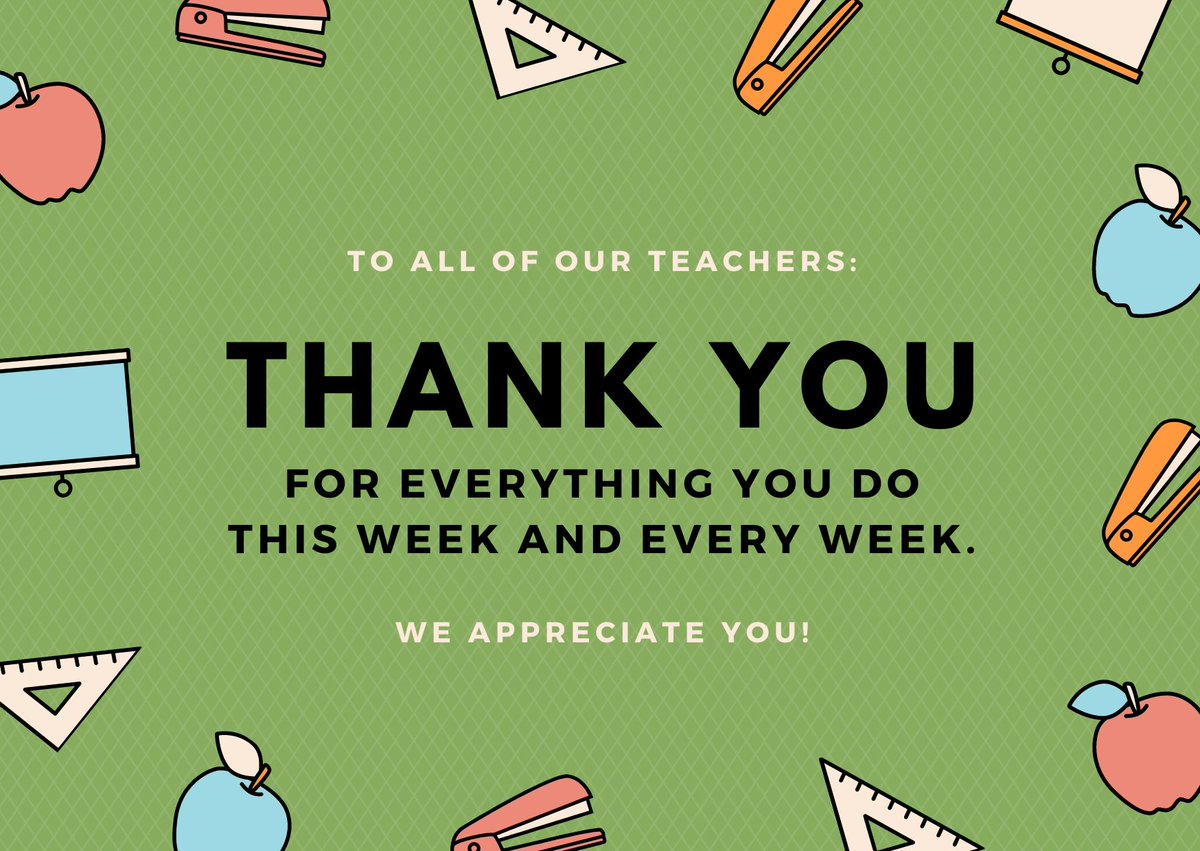 This week we offer an extra thanks to all our amazing teachers and staff - thank you for all that you do for our students!! ❤️ @NLSchoolsCA @Lutheriam @LaurenGregoryNL @msabbottsma @mmelong709 @chrisryan987 @germainecorrig1