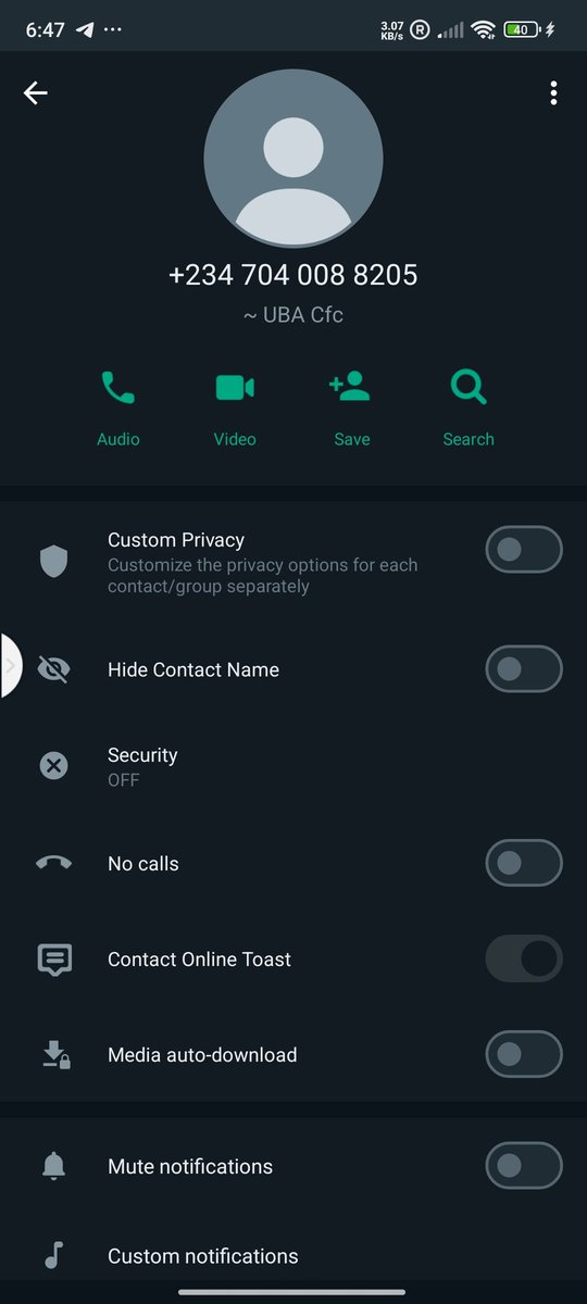 ValuetechGlobal's tweet photo. @UBACares @UBAGroup Good morning! This number +2347040088205 called me for video validation via WhatsApp. Is this number authentic. Cause I realised the way she spoke to me gave me some doubt of believing it real. Moreover, it is better for me to know the number that will call me @UBACares @UBAGroup https://t.co/UA1GcO0Xz6