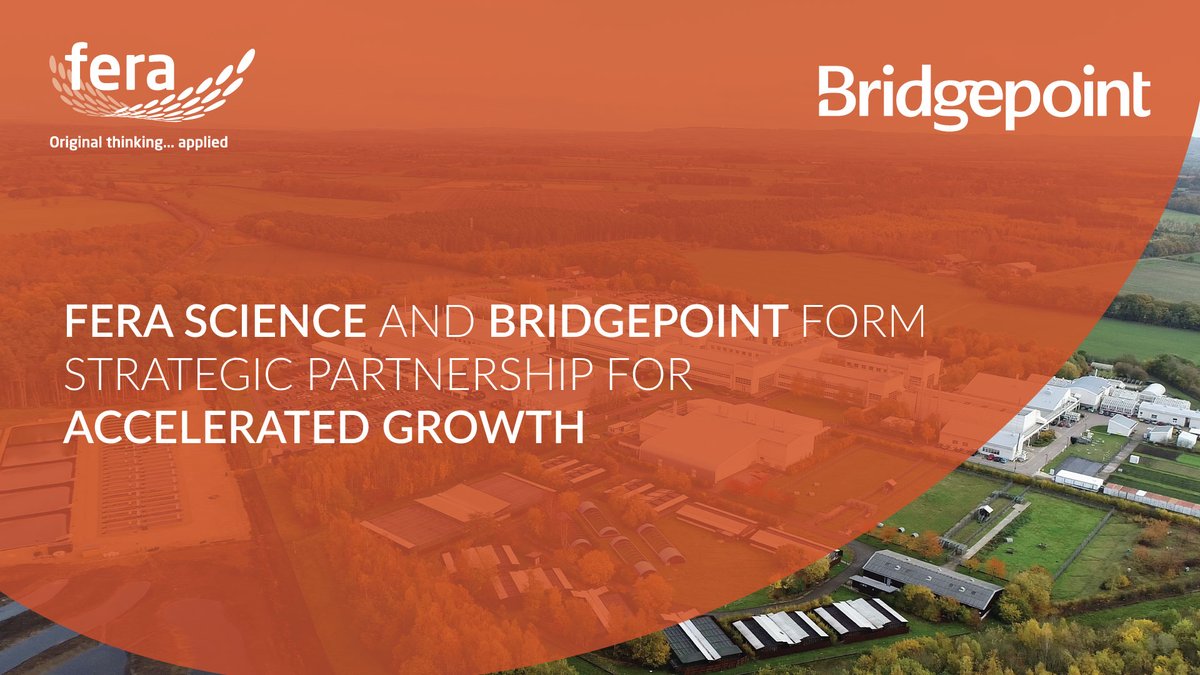 Fera is excited to be embarking on a new journey following the investment of Bridgepoint. This marks a pivotal moment for Fera's expansion. Stay tuned for the next chapter in our growth story! 🌍 hubs.ly/Q02kFF-B0 #FeraScience #StrategicPartnership #AcceleratedGrowth