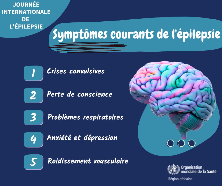 OMS_Afrique's tweet photo. Voici quelques symptômes courants de l'épilepsie. 👇🏿 https://t.co/lKlgvvknwU
