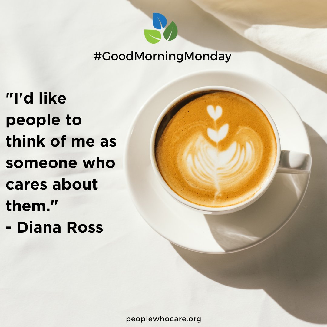 #goodmorningmonday 'I'd like people to think of me as someone who cares about them.' - Diana Ross Have a great week!