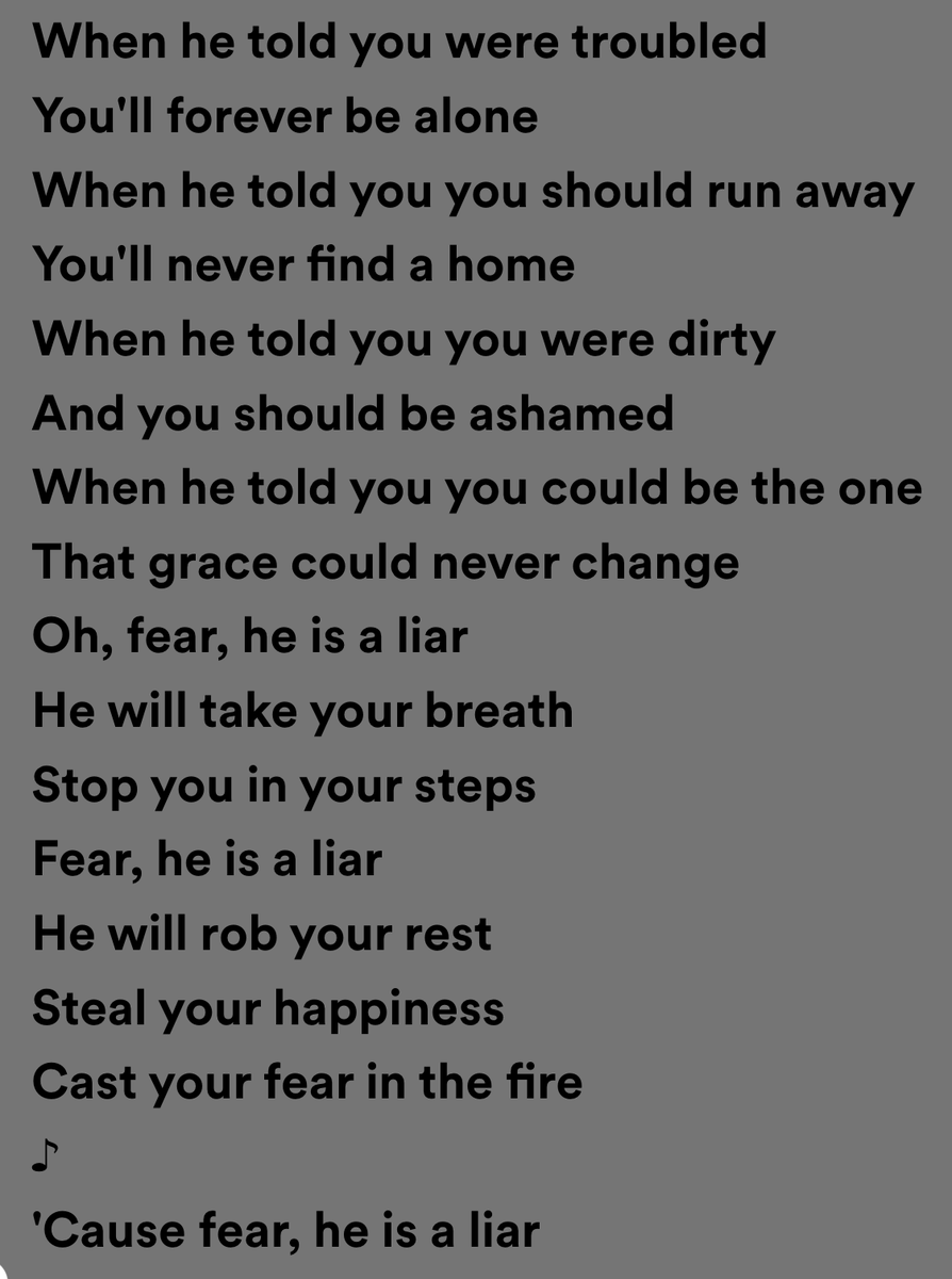 Life can be scary, but fear is a LIE from the devil. We have nothing to fear because we have a living God who loves us and He is greater than anything in this world. Trust Him!

Day 16 Verse: John 8:44

Fear is a Liar: ow.ly/gQVw50QA8z9