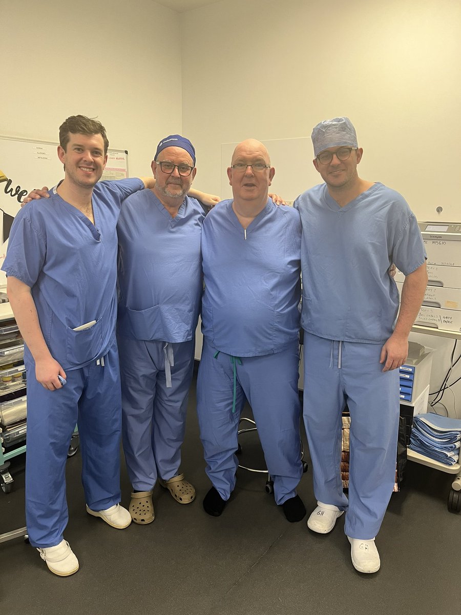 Decided to stop being retired and now training @AllanJohns21347 and @PeteGrice Fellows in Andrology.