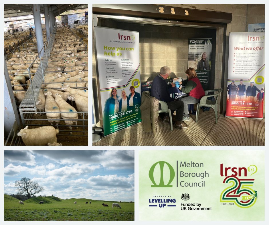 @Lincsruralhelp will return to Melton Livestock Market tomorrow to provide complimentary health assessments for agricultural workers. Mark your calendars for February 13th and 28th, and we can't wait to see you there. #UKSPFMelton