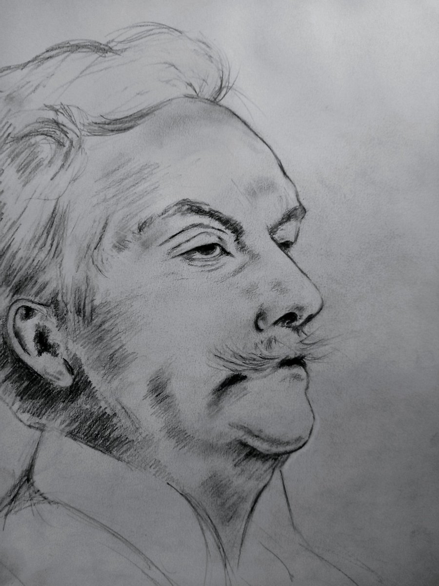 Thank you, John Singer Sargent. My homage - a copy performed to get me back into practice.

#art #artwork #ArtistOnTwitter