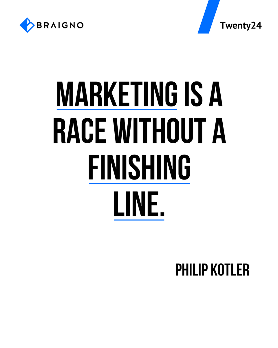 Welcome to the exhilarating world of marketing—a perpetual race without a finishing line. Here, innovation, strategy, and adaptability are the fuel that propels you forward. 🚀🏁 

#MarketingRace #InfinitePossibilities #StrategyInMotion