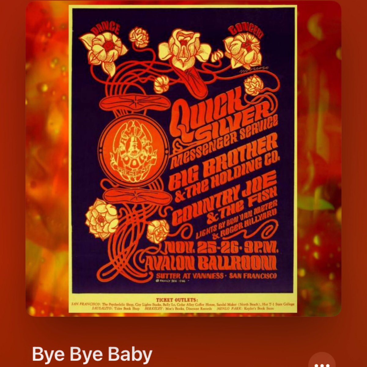 ryunosuke_h's tweet photo. #NowPlaying
🎵 Bye Bye Baby
by 🎵 Big Brother & the Holding Company
from 🎵 Avalon Ballroom SF 1966 - KSAN Archives
#SamAndrew #BBHC #bootleg
#AvalonBallroom #1966 #KSAN https://t.co/WQ3V2OGbZy