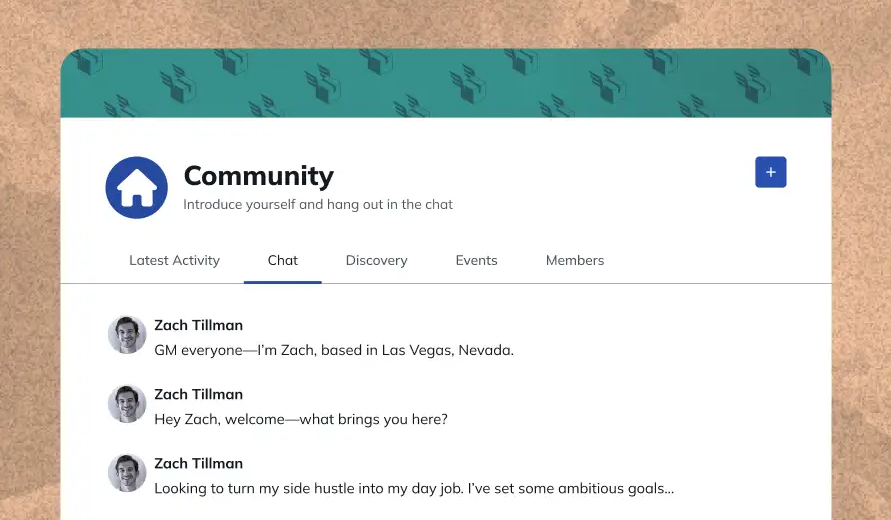 Building communities around a product is not that hard especially if you enjoy talking to yourself.

Right Zach?