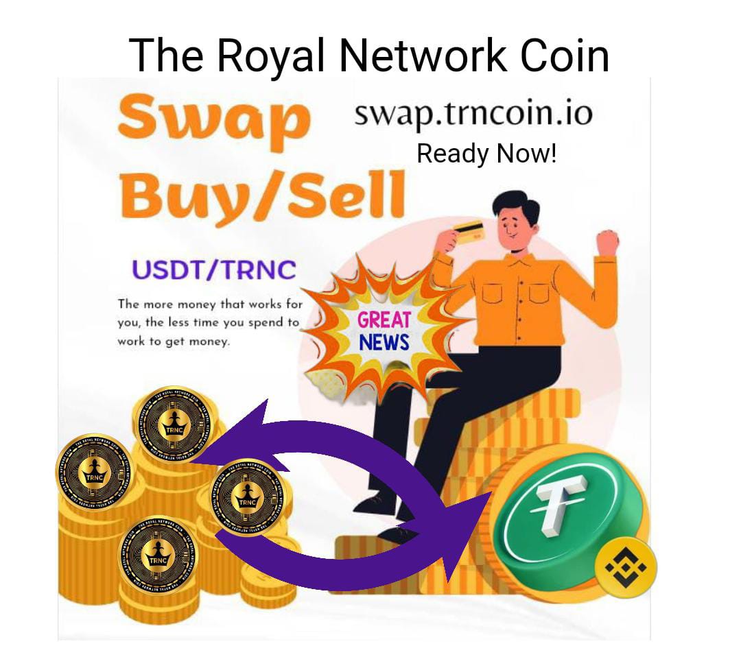 TRNCoin's tweet photo. We are happy to announce that our swap is Ready Now! You can Buy / Sell TRNC at https://t.co/SaOK5eTDjk https://t.co/LWqcIx4uC2
