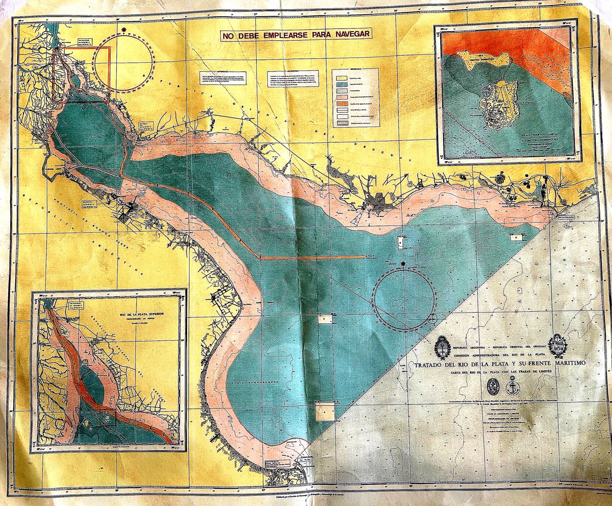 El 12 de febrero de 1974 entró en vigor el Tratado del Río de la Plata y su Frente Marítimo, suscrito por los gobiernos de Uruguay 🇺🇾 y Argentina 🇦🇷. A 50 años de este hito histórico, conmemoramos su rol fundamental para el continuo desarrollo integral de nuestros pueblos. 👇