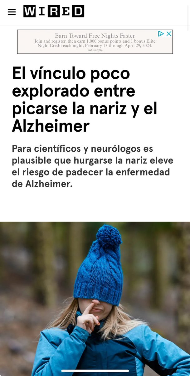 sandralopezleon's tweet photo. 🦠👃La Rinotilexomanía (picarse la nariz) está asociada a Alzheimer 

➡️Si no puedes parar de meterte el dedo a la nariz: LÁVATE LAS MANOS antes y después 
➡️Entran microorganismos que aumentan la respuesta inflamatoria y aumentan β-amiloide

Referencia: https://t.co/emM2HllirQ https://t.co/wP84xLLTuG