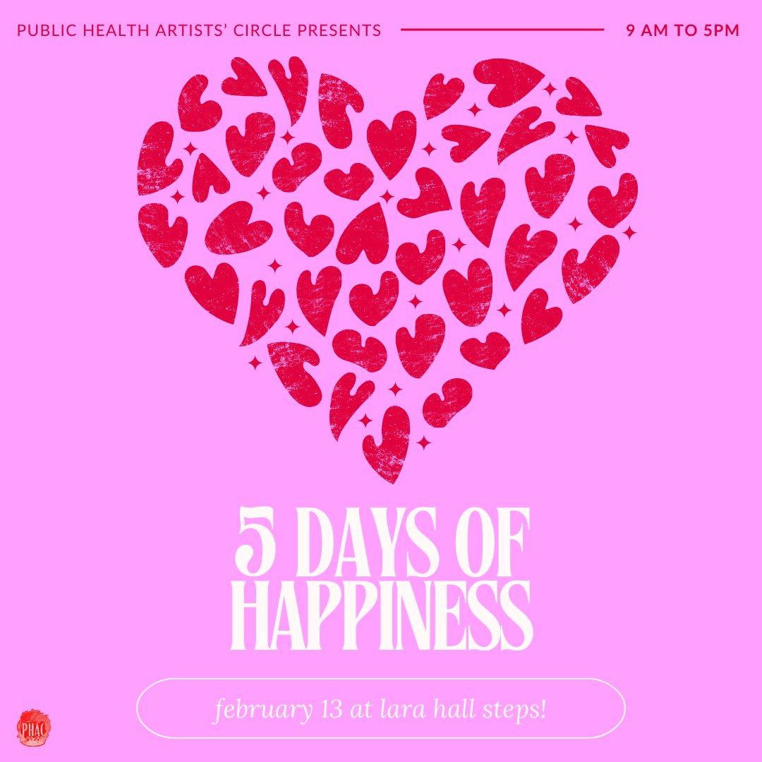 wildphacers's tweet photo. PHAC is back for ❤️ 5 Days of Happiness ❤️ with activities prepared by each of our five circles!

(1/7) https://t.co/zWIscSQ8Op