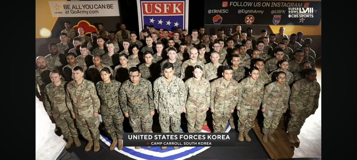 Service Members from across the peninsula were featured during the National Anthem during today's football broadcast! Where are you enjoying the game from?