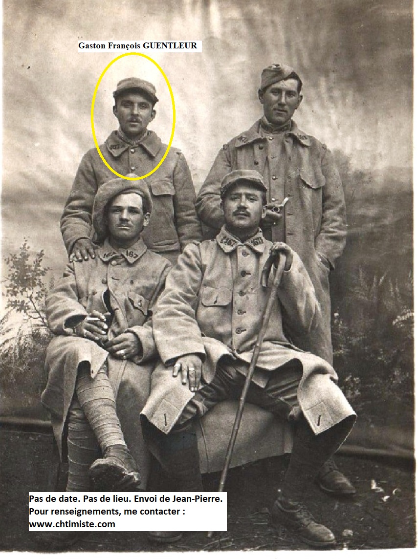 Le_Chtimiste's tweet photo. Gaston François GUENTLEUR - Matricule 2825 du 4éme bureau de Paris - Blessé le 01/10/1914 à Fey-en-Haye (Meurthe et Moselle). - Pas de date - Pas de lieu - Merci à Jean-Pierre #Chtimiste #167eRI https://t.co/GZhki6gkBo