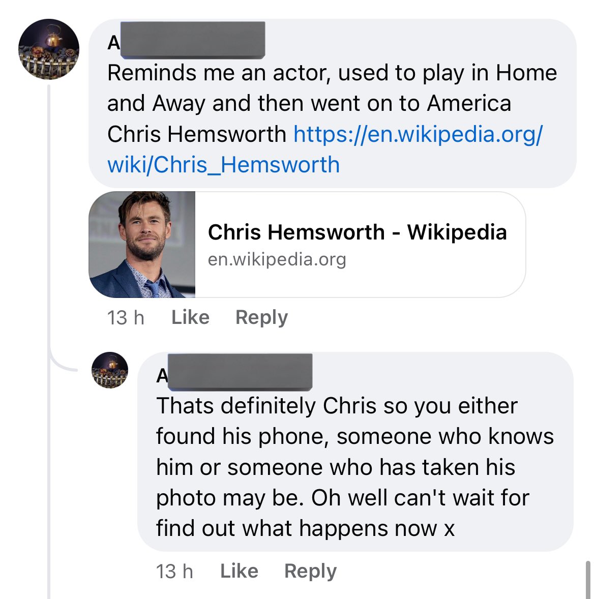 Genuinely crying with laughter at this comment.