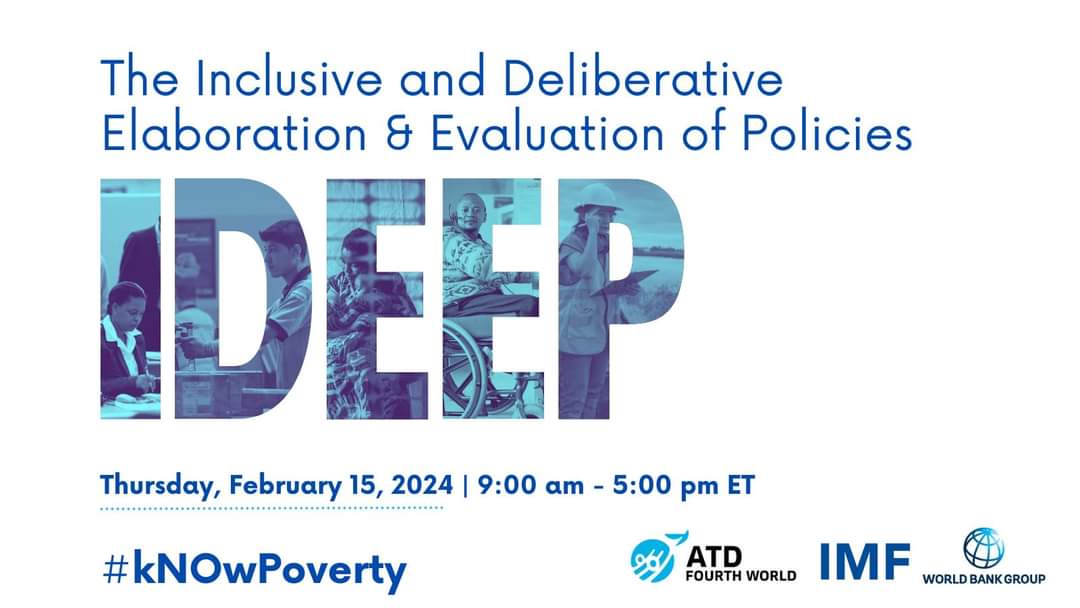 🔎IDEEP isn't just a tool; it's a conversation starter. By actively involving those in poverty as partners and agents of change, we can uncover blind spots in policies. Let's move beyond participation to true deliberation for effective anti-poverty plans. atdfw.org/HiddenDimensio…
