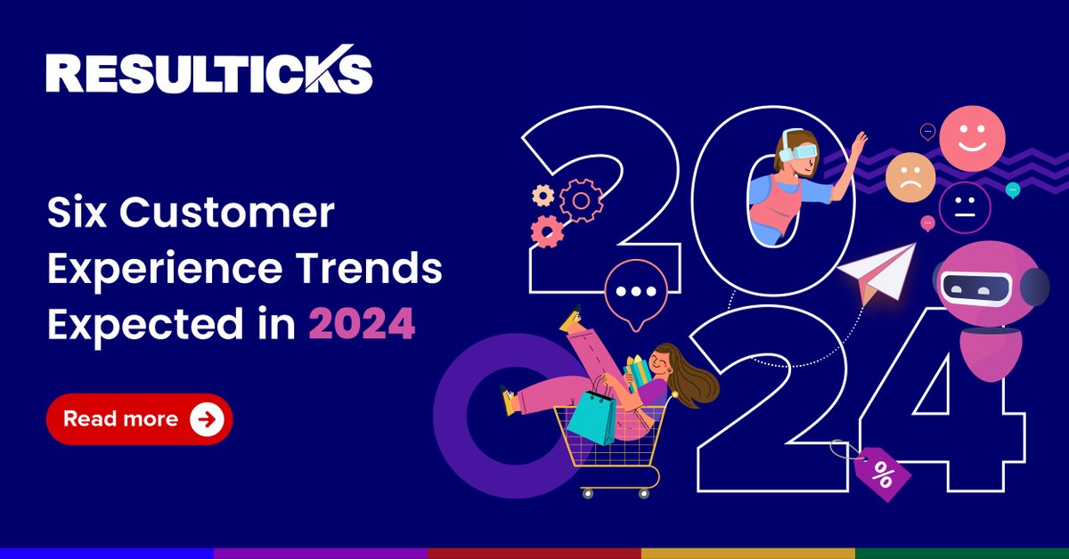 Resulticks's tweet photo. As we embark on our 2024 objectives, optimizing outcomes is key. Our #CTO, @godmani, highlights six pivotal #trends in Customer Experience, including #IoT and Emotion-Centric #Marketing. Explore #insights here: https://t.co/yGP0oFmz31 #Resulticks #RESUL #CX #CDP #AI #Analytics https://t.co/Fumrlan2wl