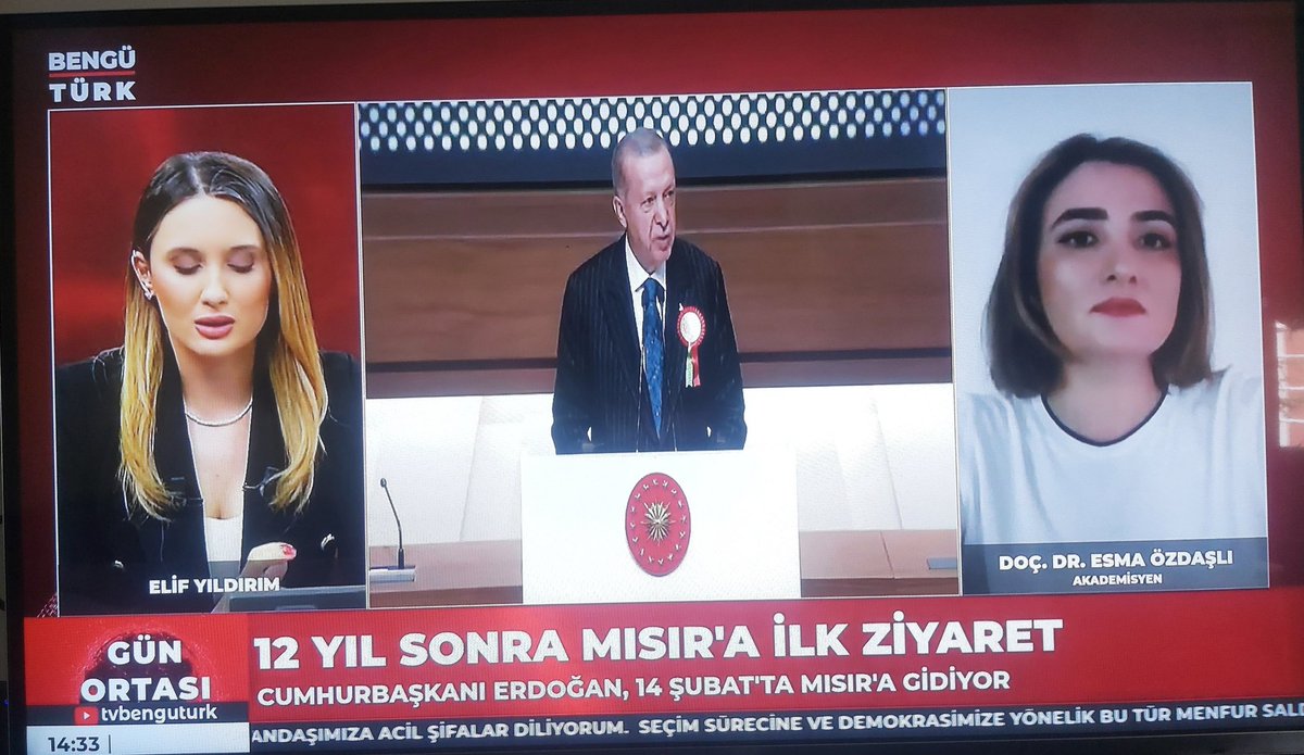 Bengü Türk TV'de dış politika gündemini değerlendirdik.
@benguturktv 
#dışpolitika
#Gazze
#Gaza
#Mısır
#Egypt 
#Filistin