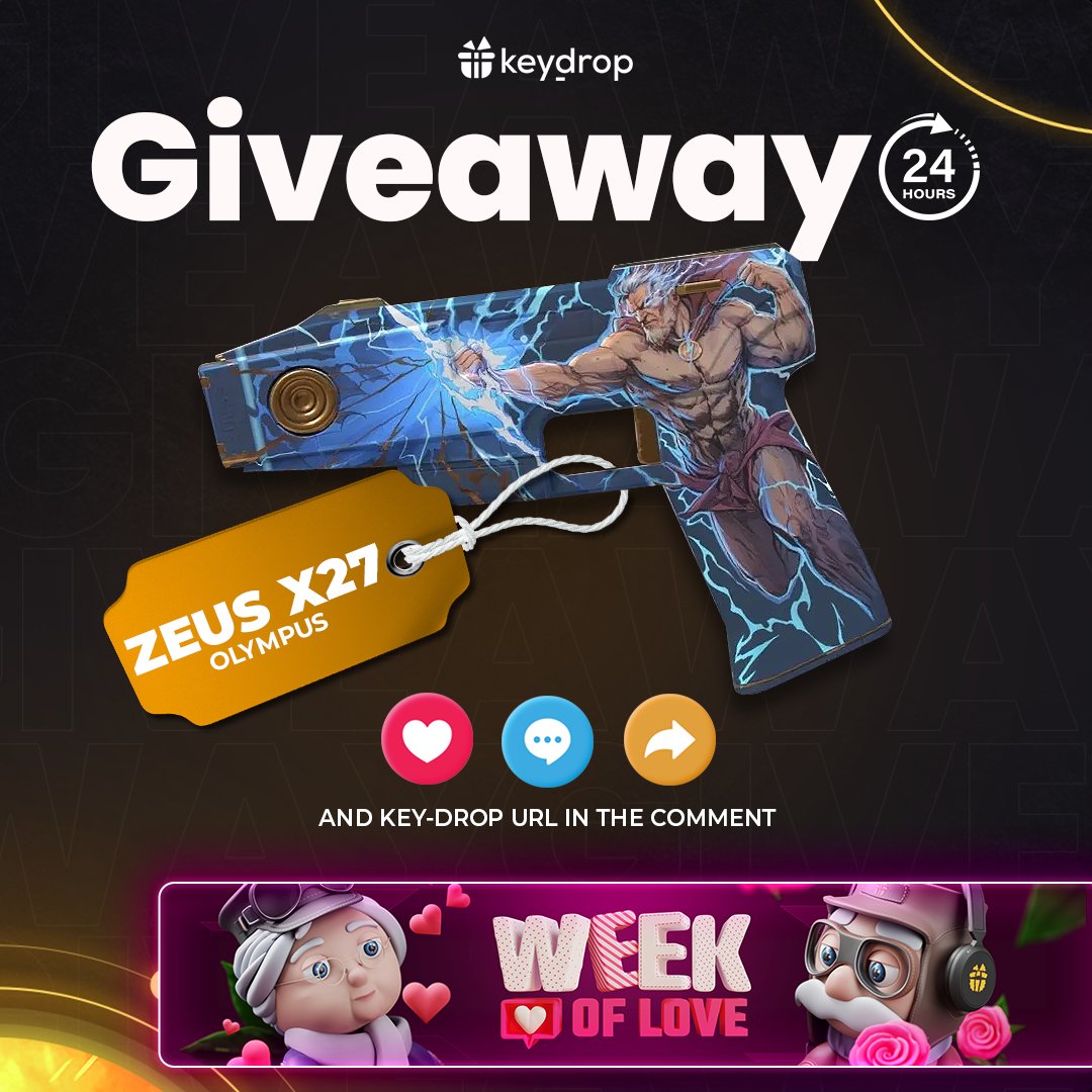 keydropcom's tweet image. Win Zeus x27 | Olympus FT in JUST 3 clicks! 🏆

👊 Just leave ❤️ under the post!
🤝 Follow us!
🔁 Retweet!

⏰ Wait 24 hours! 

#giveaways #signfree #freegiveaways #chance #cs2 #steam #case #giveaway #csgoskins #gaming #gamer #esport #keydrop #keydropcom