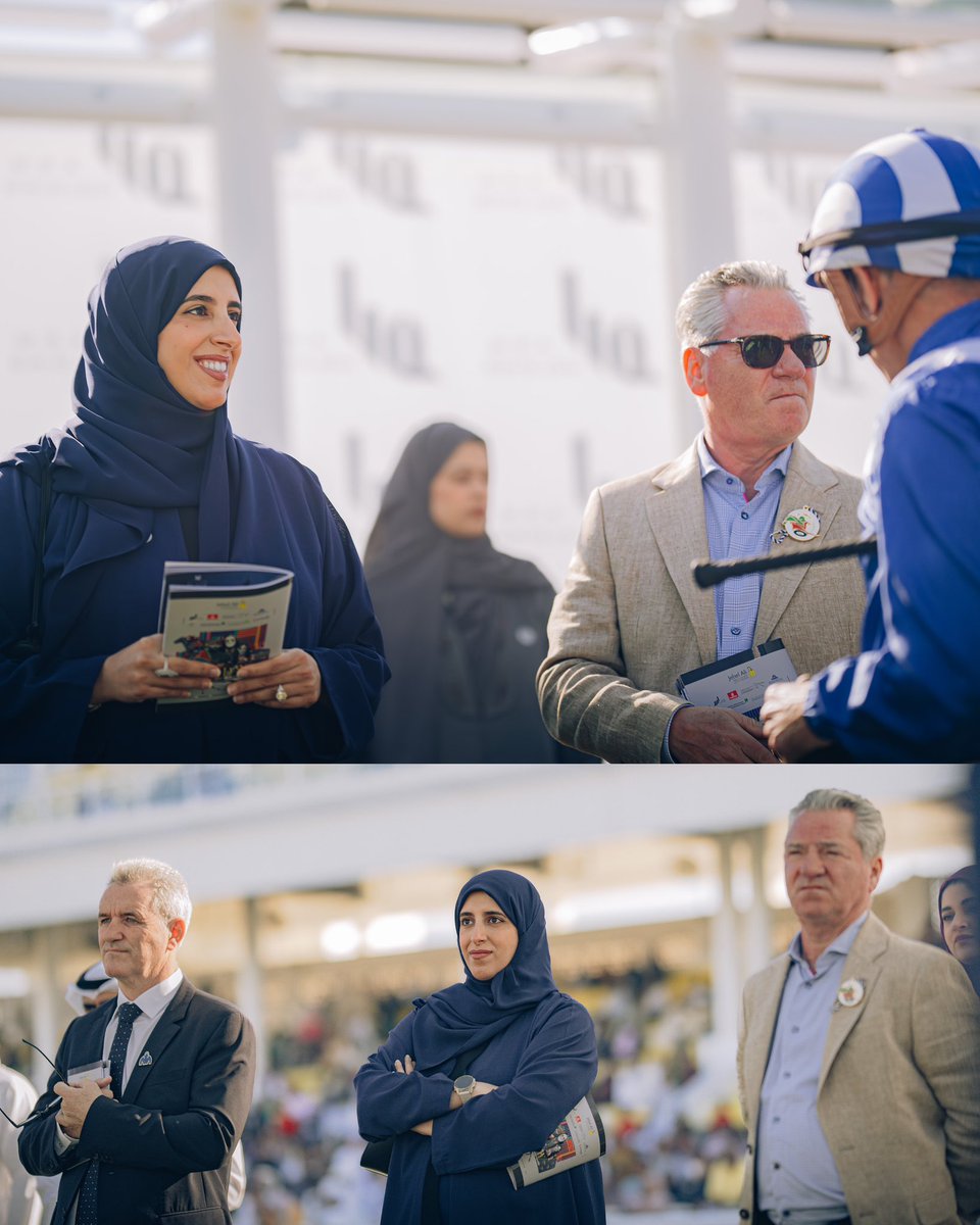 jarcOfficial's tweet photo. Jebel Ali Racecourse was honored by the presence of Her Highness Sheikha Hissa bint Hamdan bin Rashid Al Maktoum.

We are beyond thrilled to express our gratitude for her unwavering support to JARC! Her mere presence has brought a spark of brilliance and enlightenment to JARC. https://t.co/nF4f5KW5nq