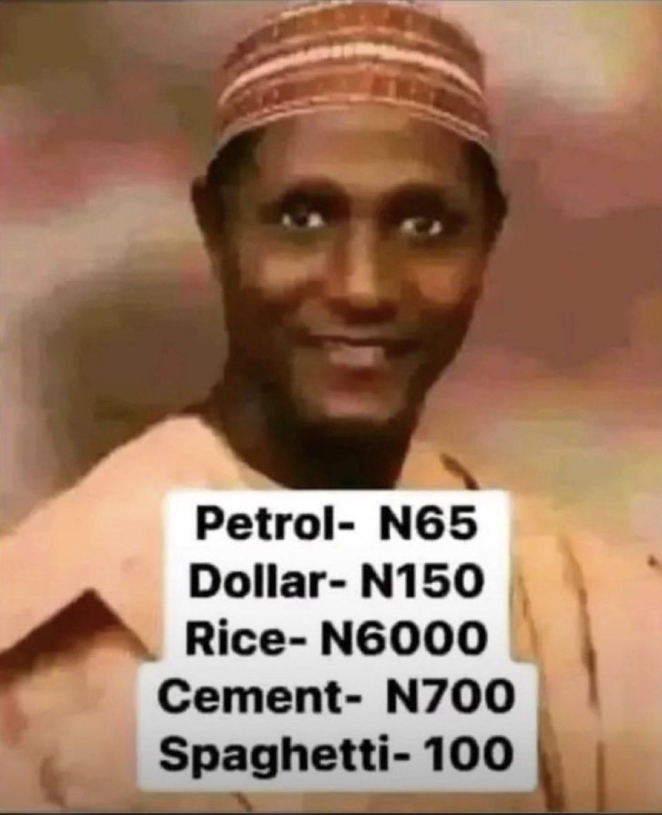 <a href="/officialABAT/">Bola Ahmed Tinubu</a> He should try fixing this first, everything that are here have added extra zero,  so he should fix this first😏