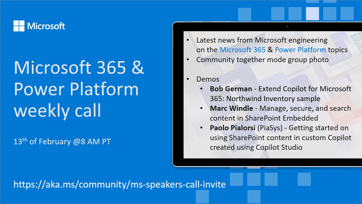 Microsoft SharePoint tweet media