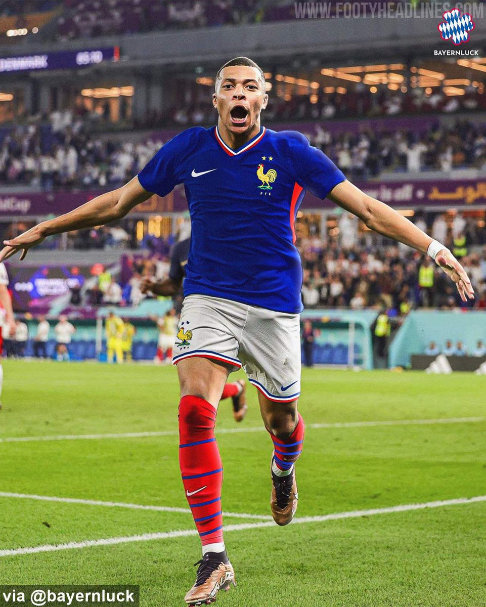 ActuFoot_'s tweet photo. Le prochain maillot des Bleus version Euro 2024 pourrait donner ça. 🇫🇷🐔👕

(@FootyHeadIines) https://t.co/KFKqIiFzRn