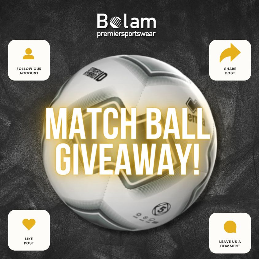 Week 3 of 5 for the chance to win 2 x @ErreaOfficial FIFA Quality Match balls. Congratulations to @BoldonFc and THE DERBY PIRATES fc who have won the first two weeks. Give us a follow, re-post and comment with your club name on the post. Good luck !