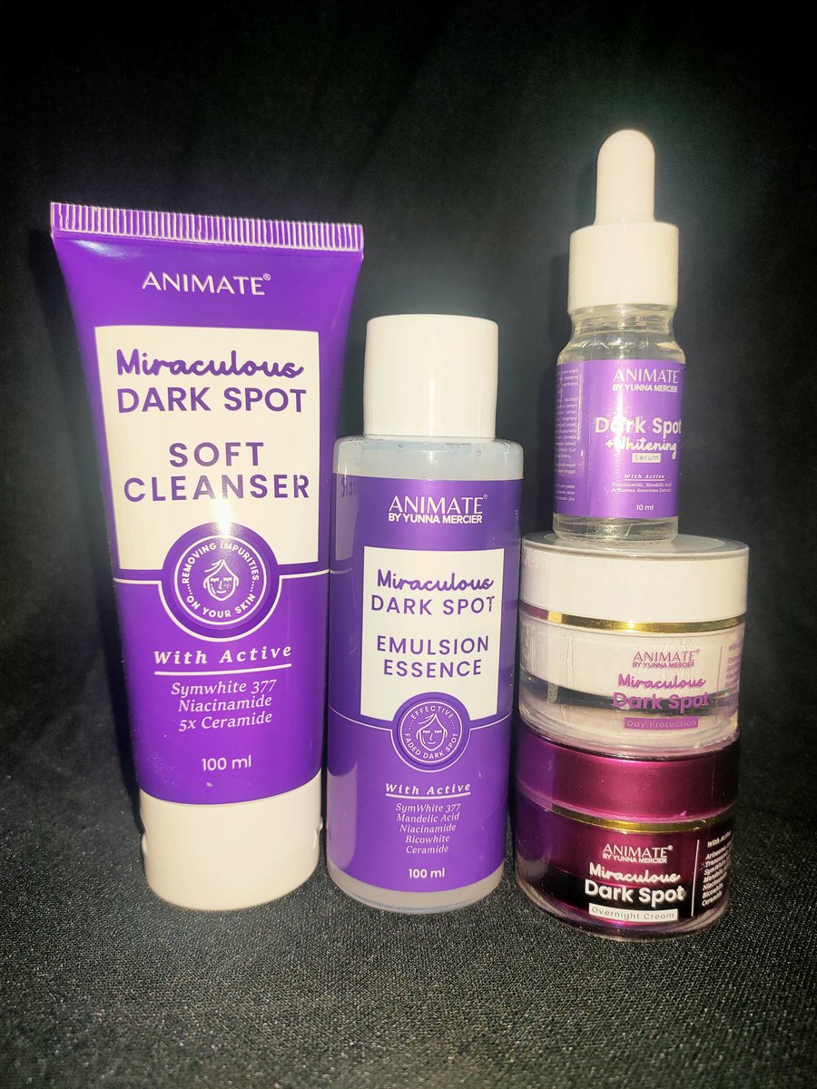 FitriaNafisa's tweet photo. Rekomendasi skincare untuk mencerahkan memudarkan dark spot bekas jerawat ala Naff 🥰
Beli di Racun Shopee
Animate Miraculous Dark Spot Series 5in1 @animateofficial.id
👇
https://t.co/1tGwrWFQI1
#bedamasalahbedasolusi #cantikgakharusmahal #hidupkancantikmu #MiracleIsPossible https://t.co/QDUWXoqwqN
