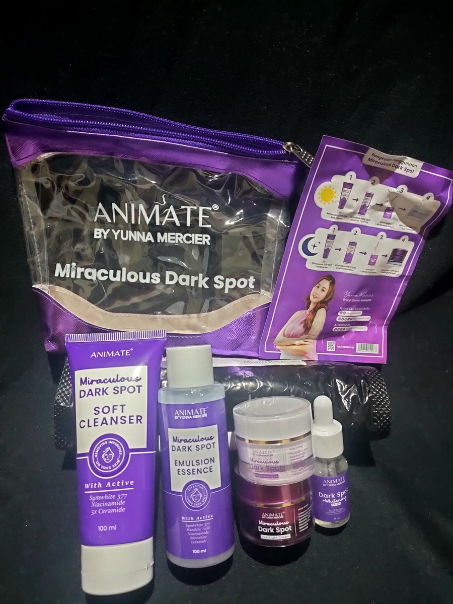 FitriaNafisa's tweet photo. Rekomendasi skincare untuk mencerahkan memudarkan dark spot bekas jerawat ala Naff 🥰
Beli di Racun Shopee
Animate Miraculous Dark Spot Series 5in1 @animateofficial.id
👇
https://t.co/1tGwrWFQI1
#bedamasalahbedasolusi #cantikgakharusmahal #hidupkancantikmu #MiracleIsPossible https://t.co/QDUWXoqwqN